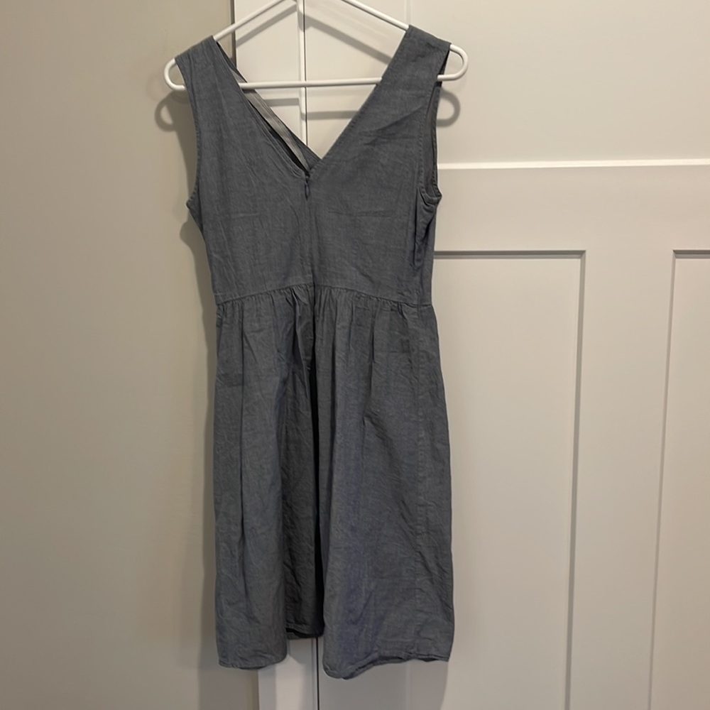Outback Red V-Neck Chambray Dress size 2 - Picture 3 of 6